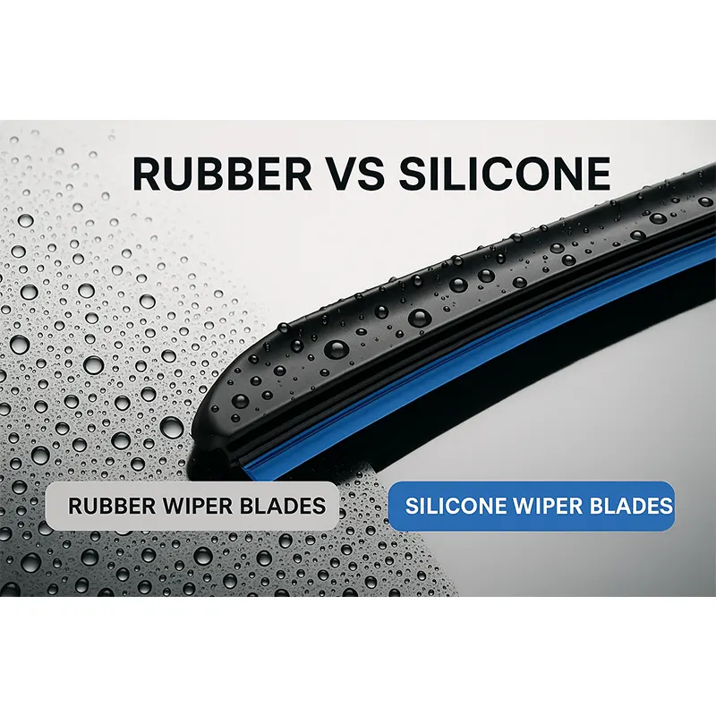 Pares d'essuie-glace en silicone vs en caoutchouc: quel matériau dure plus longtemps?