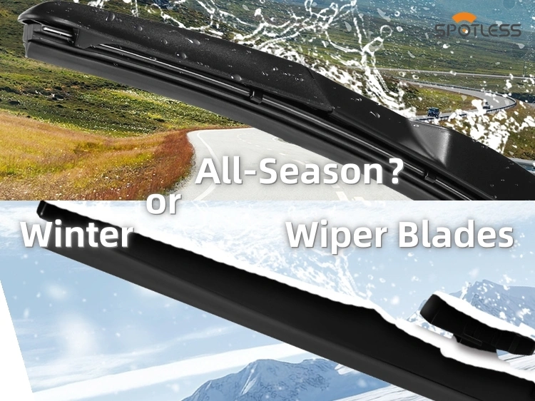 Balais d'essuie-glace d'hiver ou toutes saisons ? Une comparaison technique pour les distributeurs et les magasins de pièces automobiles